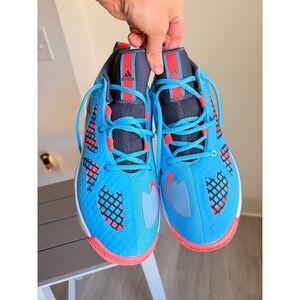 Adidas Pro N3XT‎ 2021 mens 10.5 Basketball Shoe, Core /Vivid Red blue